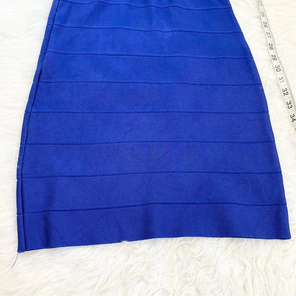 BEBE Blue Banadge Dress - Picture 7 of 8